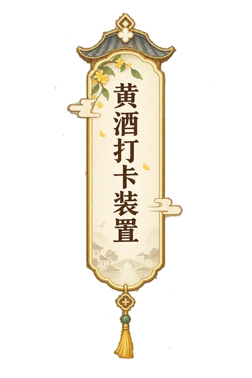 黄酒打卡装置
